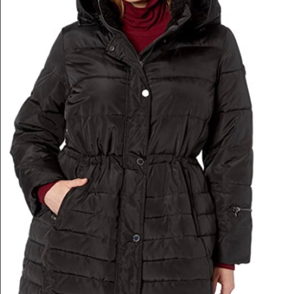 Rachel Roy Black Puffer Coat +A Gift